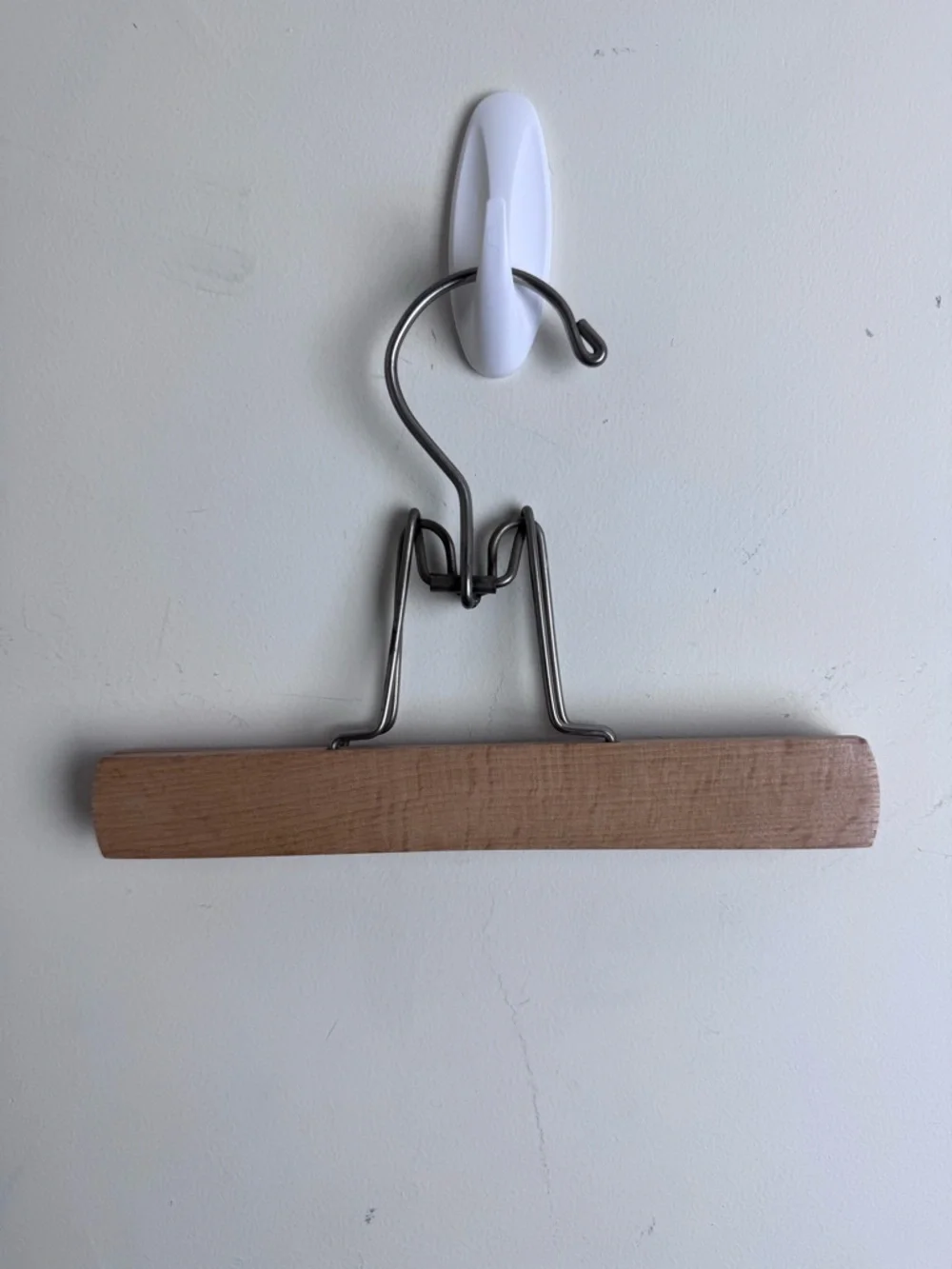 Vintage Wooden Clamp Hangers Lot of 5